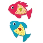 Matricázó képkészítés - Halacskás - I love fishes
