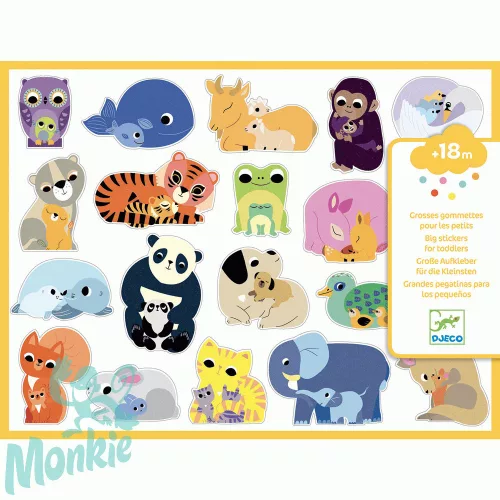 Matricák - Összetartozás - Coloured stickers mums and babies