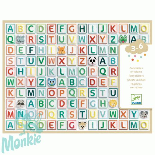 Matricák - Betűk - Alphabet stickers