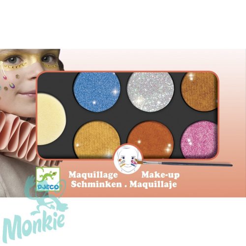 Arcfesték - 6 fémes szín - Palette 6 colours - Metallic