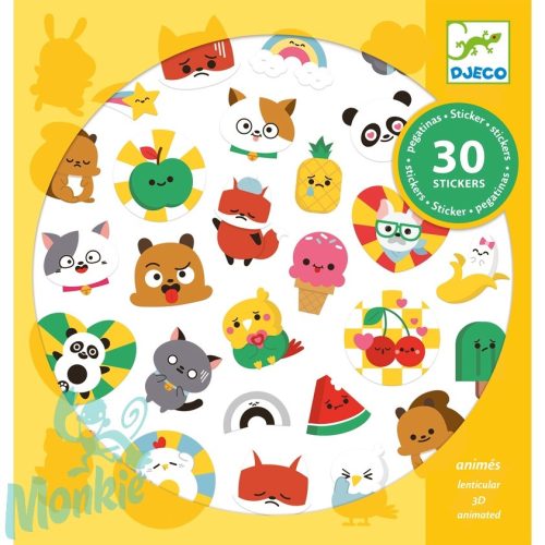 Djeco Emoji - 30 darabos matrica készlet