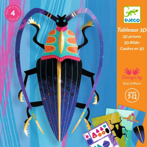 Papírszobor műhely - Bogarak - Paper bugs