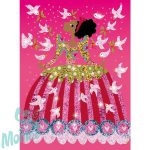 Csillámkép készítés - Csillogó ruhák - Glitter dresses