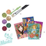 Csillámkép készítés - A virágok illata - The scent of flowers