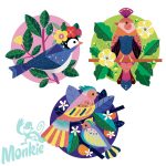 Csillámkép készítés - Édeni madarak - Paradisio