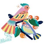 Csillámkép készítés - Édeni madarak - Paradisio