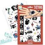 Tetováló matricák - Kalózok - Pirates