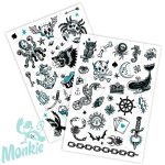 Tetováló matricák - Sötét oldal - Dark side