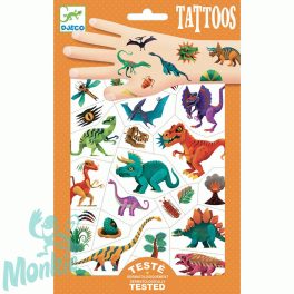 Tetováló matricák - Dínó klub - Dino club