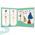 Papírbaba öltöztető - Régi idők divatja - Massive fashion