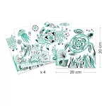 Csillámló színezők - Tenger mélyén - Under the sea