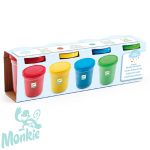 Gyurma - 4 szín pillegyurma - 4 tubs of play dough