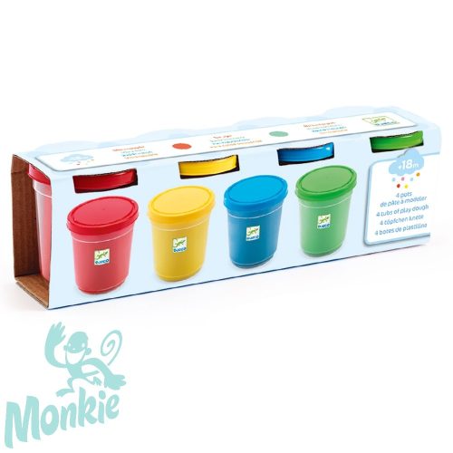 Gyurma - 4 szín pillegyurma - 4 tubs of play dough