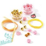 Ékszerkészító készlet - Gyöngyök és virágok - Pearls and flowers