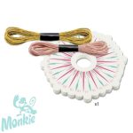 Ékszerkészító készlet - Kumihimo karkötők - Celeste