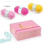 Francia kötés - Gyapjú fonat - French knitting Princess