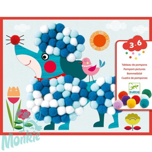 Pompom-kép készítés - Simogatni való kutyák - Dogs to stroke