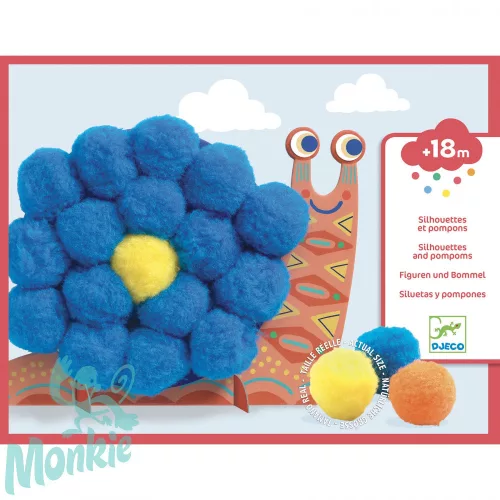 Pompom-kép készítés - Óriáspompomos állatok - Fluffy animals