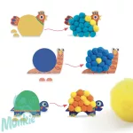 Pompom-kép készítés - Óriáspompomos állatok - Fluffy animals
