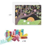 Pompom-kép készítés - Kirobbanó pompom meglepetés - An explosion of pompons