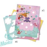 Színezés és mintakészítés varázsfilccel - Méri szép ruhái - Marie's pretty dresses