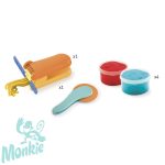 Gyurmaformázós képkészítés - Göndör és egyenes frizura - Curls and straight hair