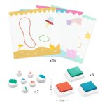 Kreatív nyomdakészlet - Szörnyikék - Up and away