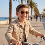 Olivio & Co polarizált napszemüveg 5-12 év creative - Colorblock Sand