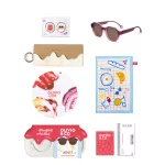 Olivio & Co polarizált felnőtt napszemüveg creative - Raspberry