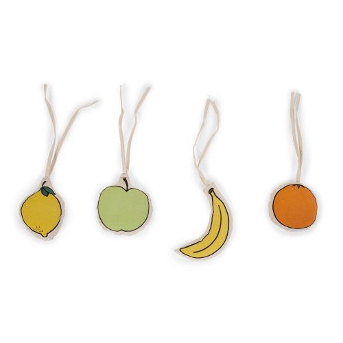 Childhome Gyümölcsös Babatornázó - Vászon - 4db