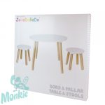 Asztal 2 Székkel Fából Jabadabado