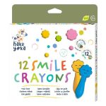 Marokkréta méhviaszos készlet 12 db-os, Mosolygós arcok Haku Yoka