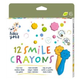   Marokkréta méhviaszos készlet 12 db-os, Mosolygós arcok Haku Yoka