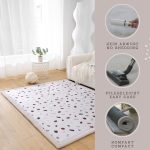 Hakuna matte memóriahabos puha gyerekszőnyeg 150x200 cm - Négyzetek