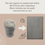 Hakuna matte memóriahabos puha gyerekszőnyeg 200x280 cm - Sötétszürke