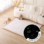 Hakuna matte memóriahabos puha gyerekszőnyeg 170x120 cm - Világító csillagok