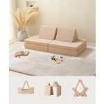 Hakuna Matte moduláris gyerekkanapé – Teddy bézs