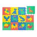 Hakuna matte puzzle játszószőnyeg 120x90 cm - Szafari állatok