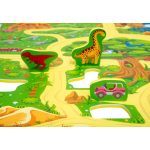 Hakuna matte puzzle játszószőnyeg 120x120 cm - Dinoszauruszok