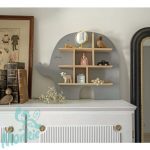 Fa elefánt formájú polc, ezüstszürke Jabadabado