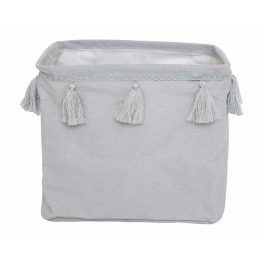   Játéktároló textilből kicsi, pasztell szürke Jabadabado