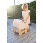 Játék babakocsi fából Jabadabado