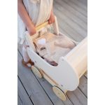 Játék babakocsi fából Jabadabado