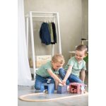 Rendőrségi hajsza, fa vonatpálya szett Jabadabado