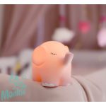 Éjszakai Lámpa Elefánt Rózsaszín Pasztell Jabadabado