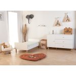 Childhome Wonder White - Komód - 3 fiók + 1 ajtó + pelenkázó egység