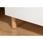 Childhome Wonder White - Komód - 3 fiók + 1 ajtó + pelenkázó egység