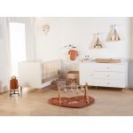 Childhome Wonder White - Komód - 3 fiók + 1 ajtó + pelenkázó egység