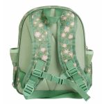 Hátizsák: VIRÁG-zöld (hőszig. zsebbel)
