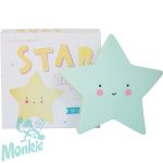 A Little Lovely Mini Éjjeli Fény: Csillag - Menta